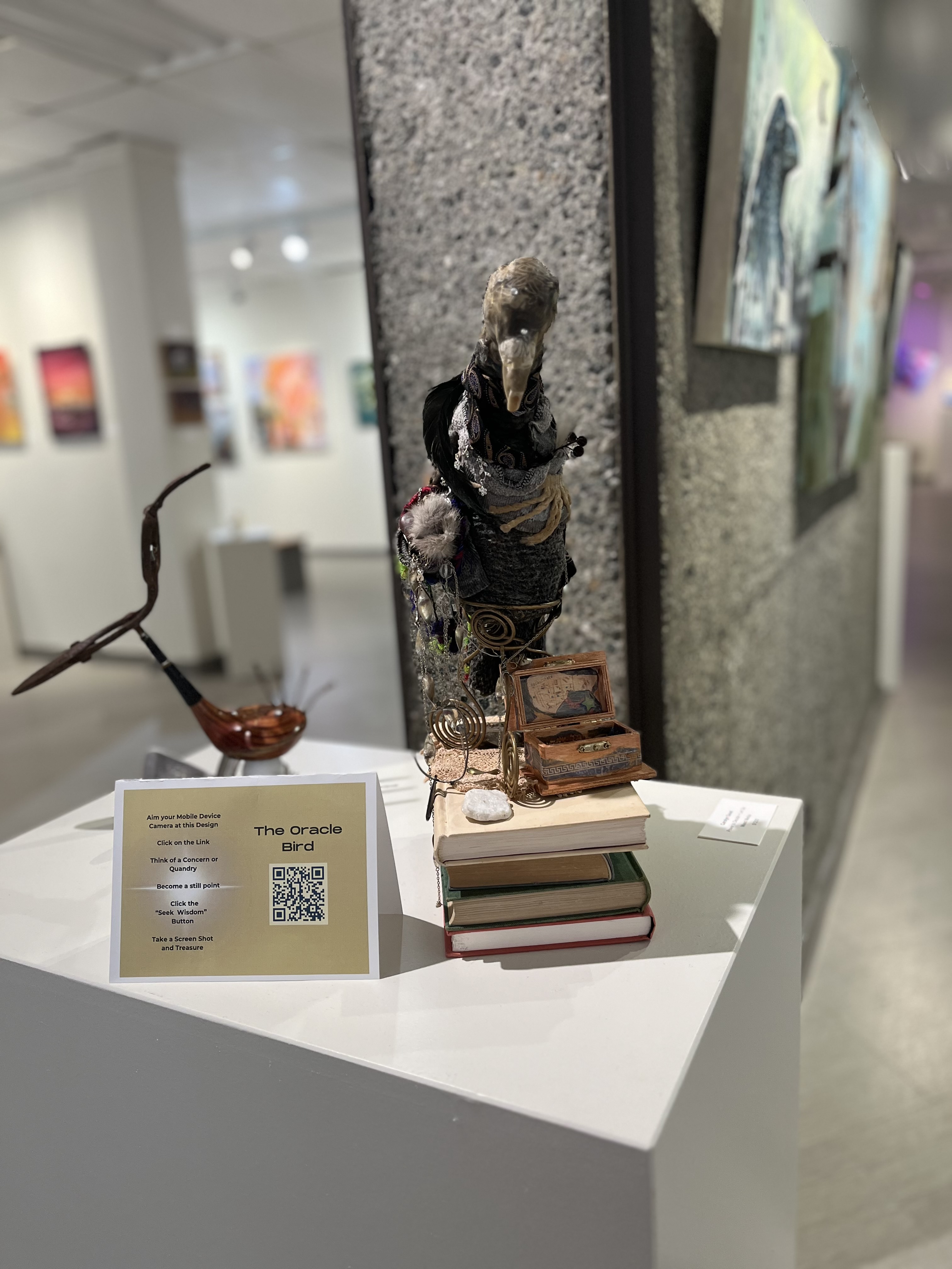 Oracle Bird at Animalia gallery show